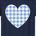 thumbnail image 3 of Instant Message - Gingham Heart Short Sleeve Graphic T-Shirt, 3 of 6