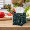 thumbnail image 3 of ZUXONGSY Green Leaf Square Tissue Box Cover 2 Piece Modern PU Leather Tissue Box Holder Waterproof Tissue Cover Customized Printed Tissue Cover Aesthetic Decor for Women Men, 3 of 7