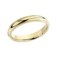 thumbnail image 2 of Gem & Harmony Ladies 14K Yellow Gold 4mm Comfort Fit Milgrain Wedding Band Ring for Women, 2 of 5