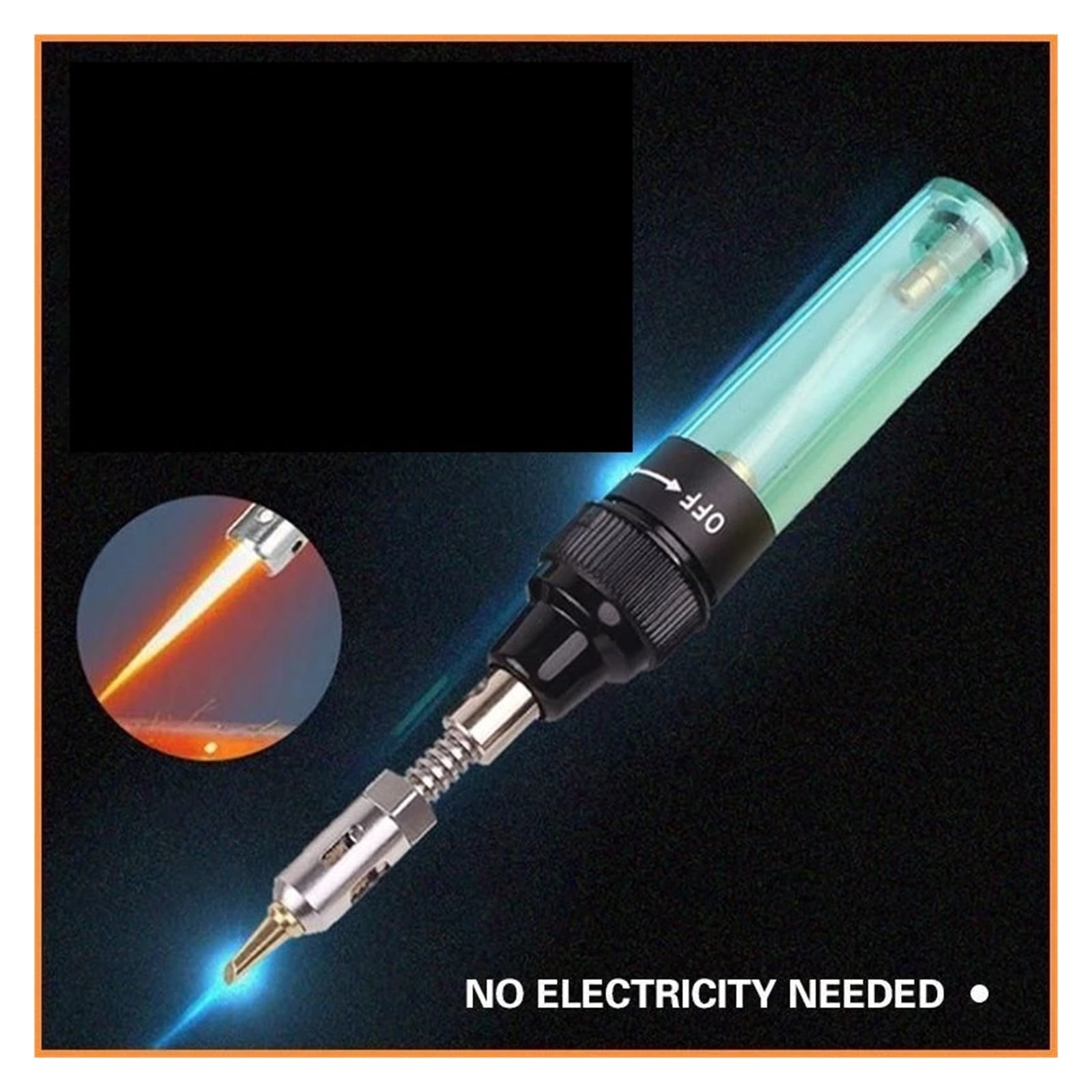 1300 Celsius Butane 4 In 1 Portable Soldering Iron ,Kit Welding Pen Burner Blow Torch Gas Soldering Iron ,Cordless Butane Tip Tool ,Wide Applications
