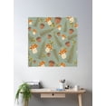 thumbnail image 2 of Forest Treasures Pattern Poster Wall Art, Modern Wall Decor, 30x30 UNFRAMED, 2 of 3