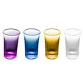 thumbnail image 2 of Cadorn 4PCS Acrylic Cup Set (Clear + Blue + Purple + Yellow), Colorful Drinking Glasses for Home, Party, Bar, 2 of 7