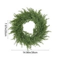 thumbnail image 2 of Artificial Christmas Wreath with Realistic Foliage, Pre-Lit Holiday Door Decor for Home, Porch, or Wall Hanging, 1 Pack, Festive Garland for Winter Season, 2 of 5