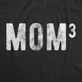 thumbnail image 2 of Womens Mom Of Three T Shirt Funny Mothers Day Cubed Math Adulting Graphic Tee Womens Graphic Tees, 2 of 7