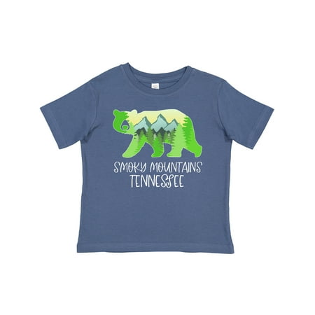 

Inktastic Smoky Mountains Tennessee- Mountains and Bear Shape Gift Baby Boy or Baby Girl T-Shirt