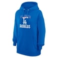 thumbnail image 2 of Women's G-III 4Her by Carl Banks Royal Los Angeles Dodgers Team Logo Graphic Fleece Pullover Hoodie, 2 of 5