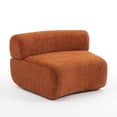 thumbnail image 6 of Christopher Knight Home Modern 3-Seater Compressed Curved Modular Sectional Sofa, Orange, 6 of 13