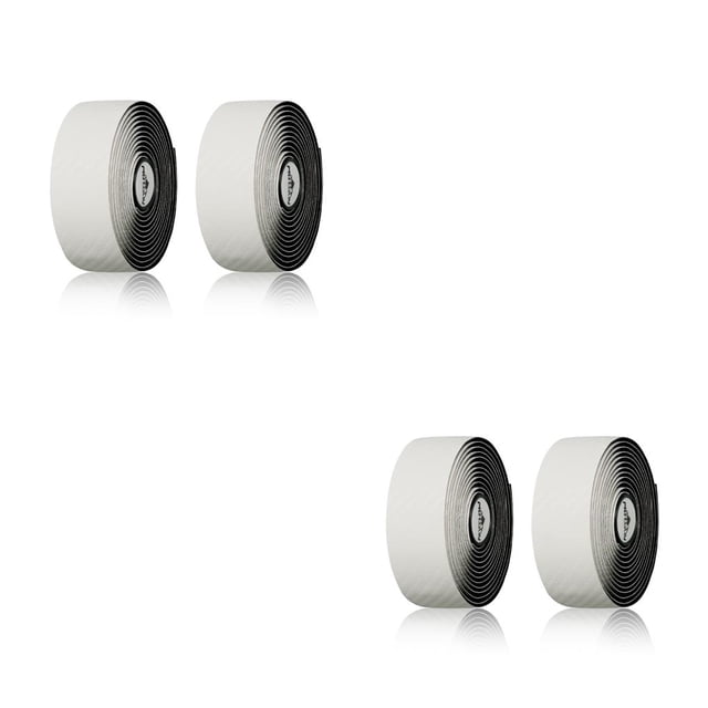 Langgg 2PCS/Box Bike Wraps Super Elastic Bicycle Handlebar Belt Washable Portable Comfortable Flexible Cycling Riding Grip Tapes White 2Set