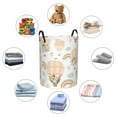 thumbnail image 4 of Balery Air Balloon and Flower Cesta de ropa redonda con asas, impermeable, independiente, para ropa, juguetes, dormitorio y familia-Small, 4 of 6