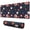 Pioneer Flower Floral, variant on Long Mouse Pads for Desk,Pioneer Flower Floral Print Pattern Desk Mats on Top Of Desks, Desk Mouse Pad Extra Large with 3mm Non-Slip Base and Stitched Edge for Gaming,Office,Work,Home 31.5"x11.8"