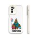 thumbnail image 1 of Elegante y duradera funda plateada mate de doble capa para iPhone 15 Pro Max 14 13 12 Pro 11: ¡proteja su dispositivo con ilustraciones divertidas!, 1 of 4