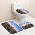 thumbnail image 1 of ABPHQTO Intercambio de carreteras de la ciudad moderna Juego de alfombras de baño de 3 piezas Alfombra de baño Alfombra de contorno y tapa de inodoro ABPHQTO Cont-CHAPPLE-29590, 1 of 2