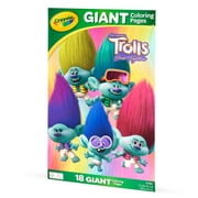 Crayola Trolls Band Together Giant Coloring Pages, 18 Pages, Coloring Supplies, Gifts for Kids