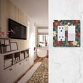 thumbnail image 5 of Yayeee Rocker Switch Wall Plate 1-Gang 4.6"x2.9" Home Decorative Outlet Cover, Christmas Blooms, 5 of 6