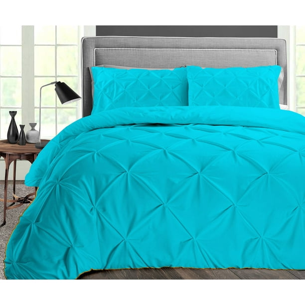 Dee's Collection Oversized King/Palatial King Pinch Turquoise Blue