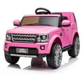 thumbnail image 2 of Licensed Land Rover Discovery 12 V Battery Powered Ride on Cars with Remote Control, 3 Speeds, LED Lights, MP3 Player, Kids Electric Vehicle Ride on Toys for Boys Girls, Pink, 2 of 11
