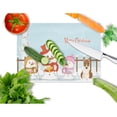 thumbnail image 2 of Caroline's Treasures Merry Christmas Carolers Bull Terrier Brindle Glass Cutting Board Large, 2 of 2