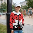 thumbnail image 2 of Uorisanigo Full Zip Sweatshirts for Children, Lightweight Funny Red Ladybug Hooded Jacket Casual Long Sleeve Pullover Sweatshirt Coat with Pockets Boys Girls Hoodies Jacket, 2 of 8