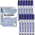 thumbnail image 1 of [Crown] Dry Erase Markers L, Blue, Bullet Tip, 12 Count, 1 of 5