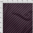 thumbnail image 2 of oneOone Viscose Jersey Black Fabric Stripes Quilting Supplies Print Sewing Fabric By The Yard 60 Inch Wide, 2 of 5