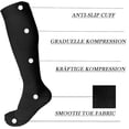 thumbnail image 2 of 4 pares de calcetines de compresión para hombres y mujeres, para volar, hacer deporte y correr., 2 of 5