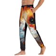 thumbnail image 3 of Kdxio Oil Painting Colorful Hamster Pattern Joggers,Sweatpants for Men with Pockets-Medium, 3 of 5