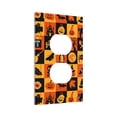 thumbnail image 2 of Kll Halloween Banner Symbols Wall Plate,Gloss Finish,Standard Size 1 - 5" X 3", Polycarbonate Thermoplastic,Electric Receptacle Plug Covers, 2 of 8