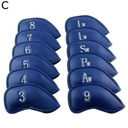 Club Protector PU Leather Headcover Golf Iron Covers High Quality Lot O8