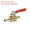 Red, variant on REGALWOVEN Brass Mini Ball Valve Shut-off Valve Hose Barb Red Handle Brass Tone 3 Pcs Red 1/2"