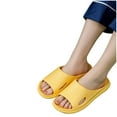 thumbnail image 4 of Women Slippers 7-8,AXXD Women's Shoes Summer Slippers Rhinestone & Flowers Decorate Pinch Toe Design Sandals for Reduce Yellow 8.5, 4 of 6