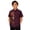 Purple, variant on Boys Short Sleeve Button Down Shirt Day Of Dead Mexican Print Collar Casual Top For Halloween School Outdoor