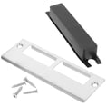 thumbnail image 4 of 1 Set Deadbolt Strike Plates Door Hole Cover Plates Door Striker Plates Reinforcements, 4 of 9