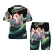 thumbnail image 1 of Balery Snake Holding A Lotus Conjunto de Pijama Infantil de Manga Corta con Estampado – Ropa de Dormir de Algodón Suave-Large, 1 of 6