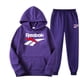 thumbnail image 3 of Conjunto de ropa deportiva para hombre y mujer, sudadera con capucha y pantalones con cordón, ropa deportiva de otoño, 2 piezas, 3 of 4
