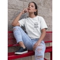thumbnail image 2 of The Voices In My Head Are Telling Me To Go Play Video Games Women White T-Shirt, Female Medium, 2 of 4