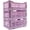 Purple, variant on Collapsible Storage Box, Foldable Crate Organizer Bin with Handle, Stackable Crates for Home Organization 4L 14L 44L Capacity