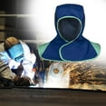 thumbnail image 6 of Breathable ,Breathable Full Hat Cover,Washable Welding Headgear Skin Dustproof Sticker,Flame Retardant Cotton Neck Face Welder Shawl Hat,Flame Resistant Blue, 6 of 8