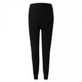 thumbnail image 4 of Kiplyki Maternity Women's Solid Color Casual Pants Stretchy Comfortable Lounge Pants, 4 of 9