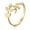 Gold, variant on Unisex Geometric Ring Electroplated Olive Branch Leaf Design Fashion Jewelry Ring for Daily Wear Individually Packed