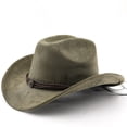 thumbnail image 2 of Functional Western Cowboy Hat for Outdoor Adventures with Curved Brim Lightweight Travel Accessory, 2 of 3
