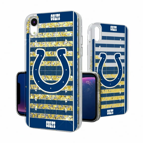 Indianapolis Colts iPhone Field Design Glitter Case