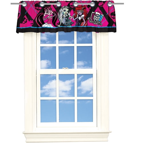 Monster High Microfiber High School Monsters Valance Walmart Com