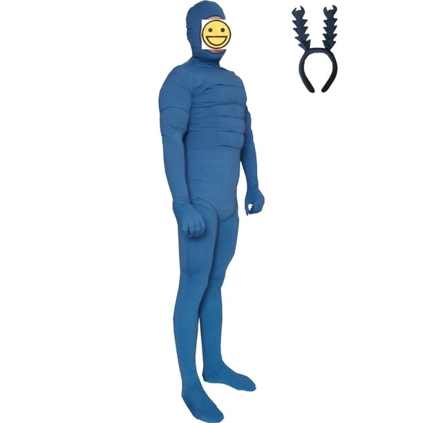 The Tick Adult Costume Body Suit Cartoon Spandex Cosplay TV Show Mens Halloween The Tick Adult Costume Body Suit Cartoon Spandex Cosplay TV Show Mens Halloween