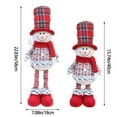 thumbnail image 2 of Poupée Bonhomme de Neige Rétractable de Noël Jouet Père Noël Hauteur Réglable*1pcs, 2 of 2