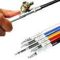 thumbnail image 2 of Huanledash Mini Portable Fish Pen Shape Spinning Pole Aluminum Alloy Telescopic Fishing Rod, 2 of 8