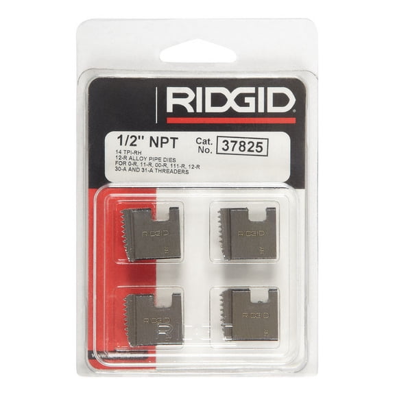 Ridgid Alloy Steel 1/2 in. NPT SAE Pipe Threading Die 4