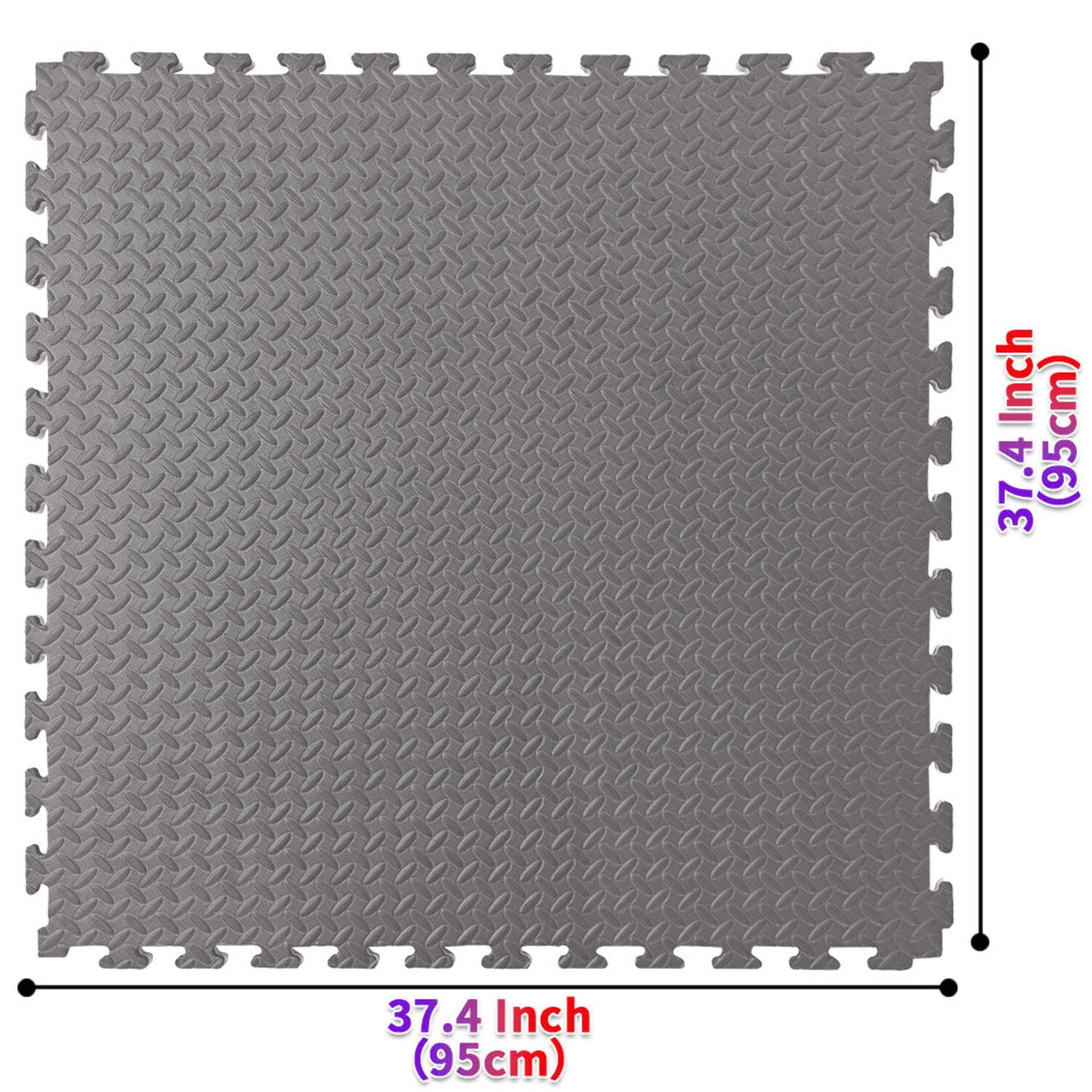 Soft Play - Pack of SIX Reversible Big EVA Mats 3ft x 3ft x 0.75" Each