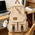 thumbnail image 5 of Large Capacity Minimalist Nylon Backpack Casual Trendy Travel Daypack for College Women Men, 5 of 5