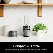 Ninja® Nutri-Blender 700-Watt Personal Blender, 2 20 oz Dishwasher-Safe To-Go Cups, BN300