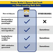 Doctor Butlers Epsom Salt Soak Sitz Bath Salts for Hemorrhoids Relief for Men and Women, Soothes and Provides Natural Relief Associated with Hemorrhoids (32 oz)